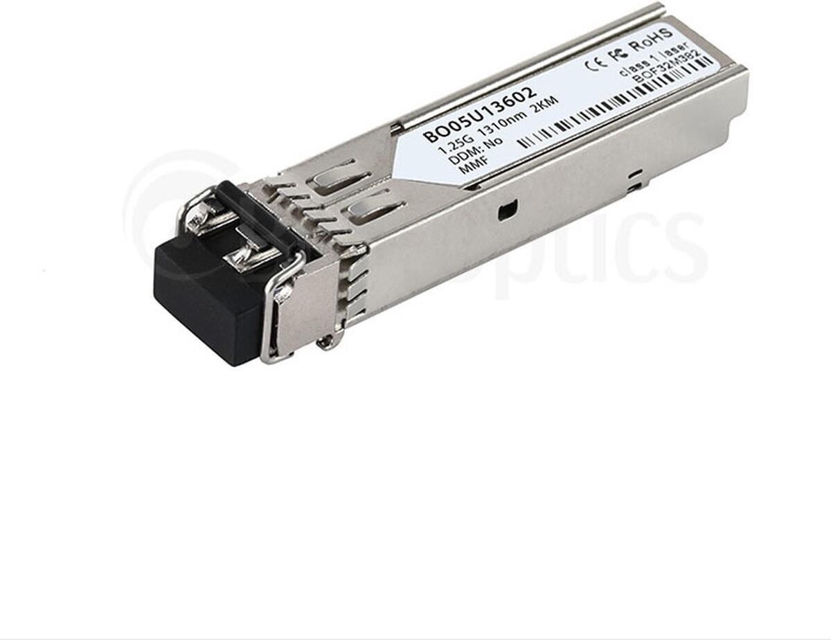 Bild von Kompatibler Alcatel-Nokia 3HE00046CA BlueOptics BO05U13602D SFP Transceiver, LC-Duplex, 1000BASE-X, Multimode Fiber, 1310nm, 2KM, DDM, 0°C/+70°C (3HE00046CA-BO)