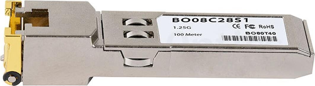 Bild von Kompatibler TRENDnet TEG-MGBRJ BlueOptics BO08C28S1 SFP Transceiver, Kupfer RJ45, 1000BASE-T, 100M, 0°C/+70°C (TEG-MGBRJ-BO)