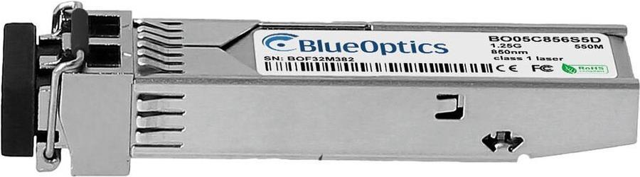 Bild von Kompatibler Accedian Networks 771-302 BlueOptics© BO05C856S5D SFP Transceiver, LC-Duplex, 1000BASE-SX, Multimode Fiber, 850nm, 550 Meter, DDM, 0°C/+70°C (771-302-BO)