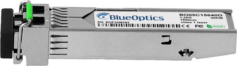 Bild von Kompatibler Sundray OM-SFP-Gigabit-Single-mode-40 BlueOptics BO05C15640D SFP Transceiver, LC-Duplex, 1000BASE-EX, Singlemode Fiber, 1550nm, 40KM, 0°C/+70°C, DDM (OM-SFP-Gigabit-Single-mode-40-BO)