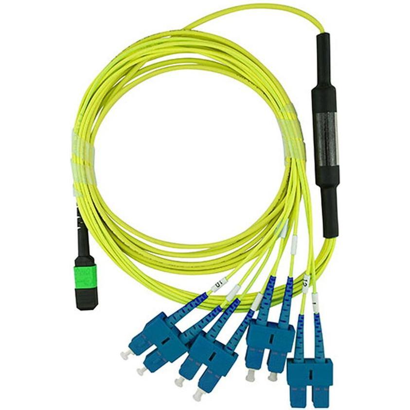 Bild von BlueOptics LWL MPO/4xSC Breakout Kabel G.657.A1 Singlemode 10 Meter (10 m), Netzwerkkabel