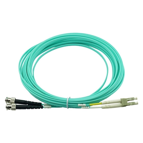 Bild von CBO LWL Patchkabel LC / ST MM OM3 aqua 50,0m