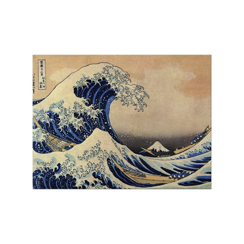 Bild von Kunst für Ihr Zuhause: Der Holzschnitt „Die große Welle von Kanagawa“