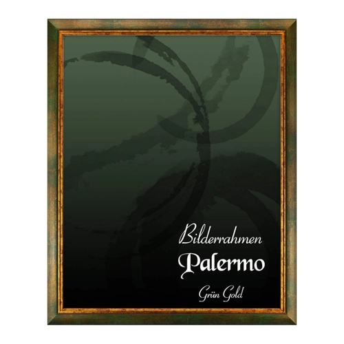 Bild von BIRAPA Palermo Bilderrahmen 30x45 cm Grün Gold