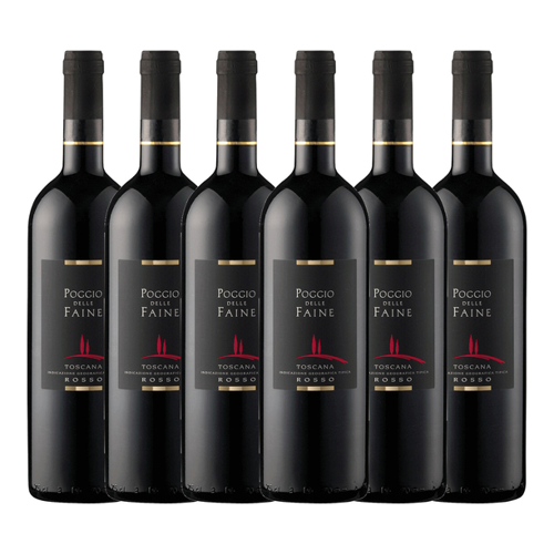 Bild von Cantine Minini Poggio delle Faine Toscana Rosso IGT 0,75l – Ein Genuss aus der Toskana