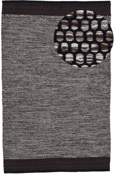 Bild von carpetfine Baumwollteppich Kelim Mia Braun 300x400 cm | Moderner Teppich für Wohn- und Schlafzimmer