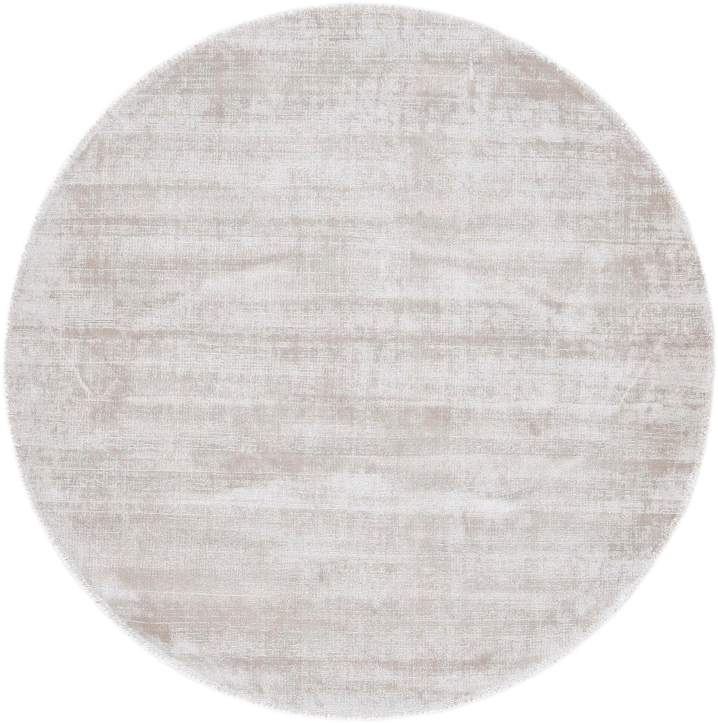 Bild von carpetfine Teppich "Ava Viskoseteppich", rund, 13 mm Höhe, Seidenoptik, leichter Glanz, Wohnzimmer