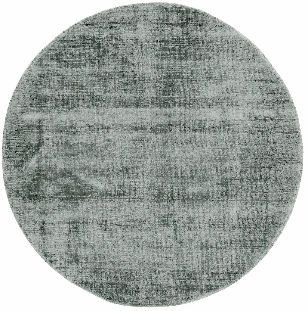Bild von carpetfine Teppich "Ava Viskoseteppich", rund, 13 mm Höhe, Seidenoptik, leichter Glanz, Wohnzimmer