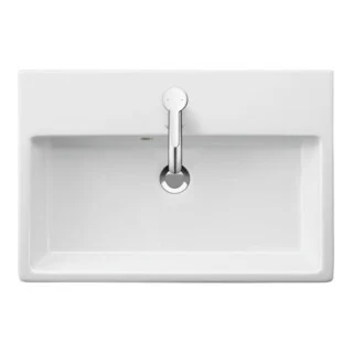 Bild von Duravit Möbelwaschtisch Compact Vero Air 60x40cm, m Hahnl., Hahnloch, o. ÜL, weiß