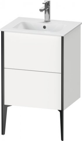 Bild von Duravit XViu 4459 Waschtischunterbau stehend Compact, 2 Auszüge, für Waschtisch ME by Starck 233653, 510x420 mm, Farbe (Front/Korpus): champagner matt/betongrau matt
