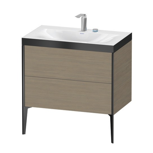 Bild von Duravit XViu c-bonded Set bodenstehend Eiche Terra Matt