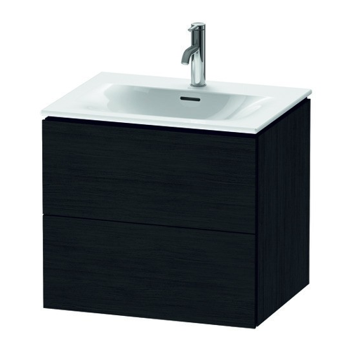 Bild von Duravit L-Cube Waschtischunterbau Eiche Schwarz Matt
