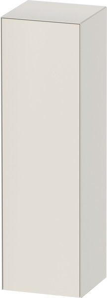 Bild von Duravit White Tulip Halbhochschrank, Breite 400 x Tiefe 360mm, 1 Tür Anschlag rechts Tip-on Öffnung, WT1332R, Farbe: Nordic Weiß Seidenmatt Lack