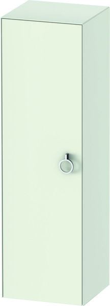 Bild von Duravit White Tulip Halbhochschrank, Breite 400 x Tiefe 360mm, 1 Tür Anschlag links mit Griff, WT1333L, Farbe: Weiß Seidenmatt Lack