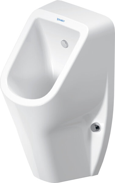 Bild von Duravit No.1 Urinal, rimless, Zulauf hinten, inkl. Spüldüse, 305x290mm, weiß, 281930, Farbe: Weiß