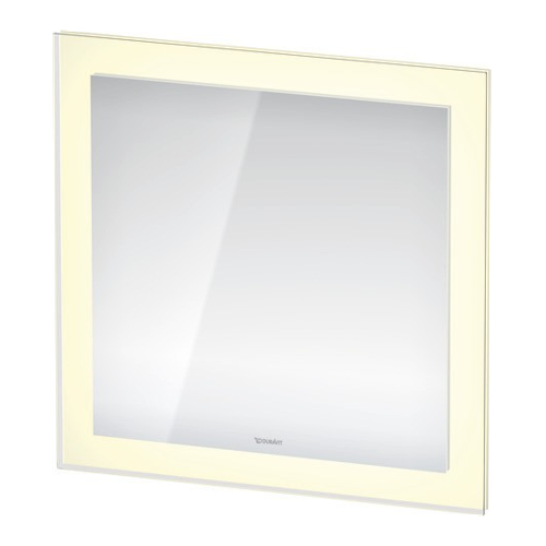 Bild von Eleganter Duravit White Tulip Spiegel mit innovativer Technik