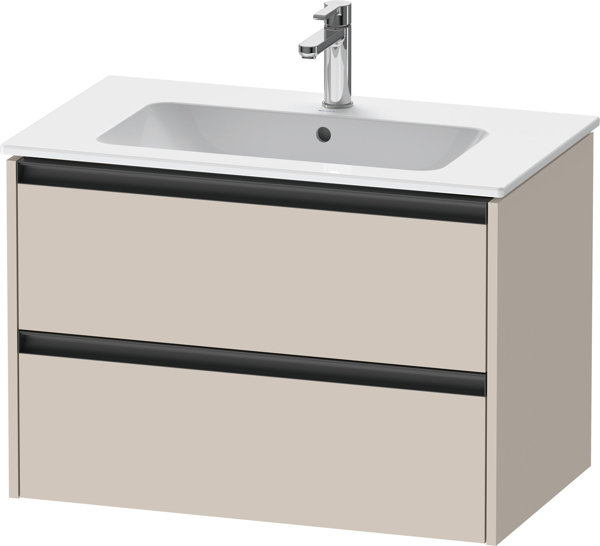 Bild von Duravit Ketho.2 Waschtischunterbau, 810x550x480mm, für ME by Starck 233683, K252630, Farbe: Taupe Matt Dekor