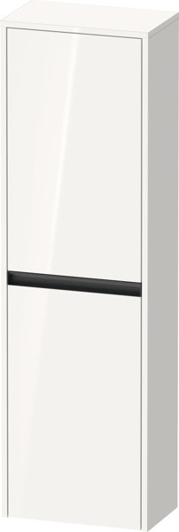 Bild von Duravit Ketho.2 Halbhochschrank, Anschlag rechts, 1320x400x240mm, K21319R, Farbe: Weiß Hochglanz Dekor