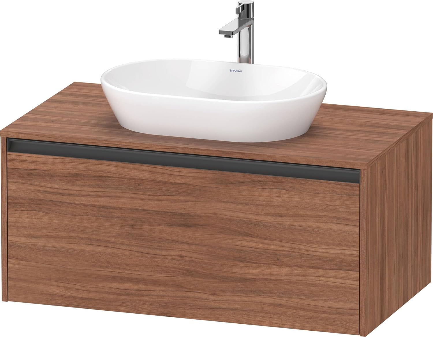 Bild von Duravit Ketho.2 Konsolenwaschtischunterbau wandhängend Nussbaum Matt 1000x550x459 mm - K248860797900 K24886079790000