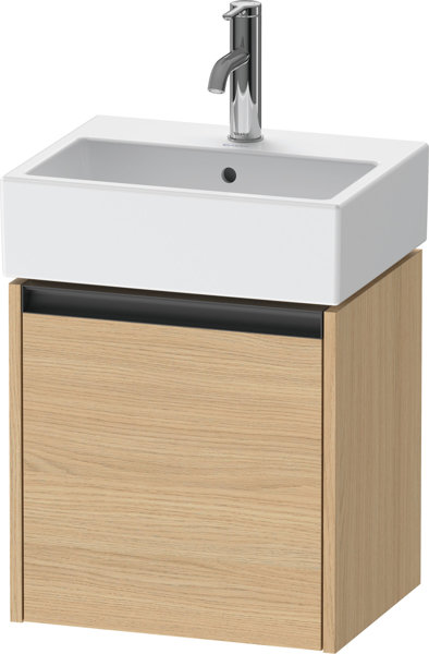 Bild von Duravit Ketho.2 Waschtischunterbau, Anschlag links, 434x440x338mm, für Vero Air 072445, K25070L, Farbe: Eiche Natur