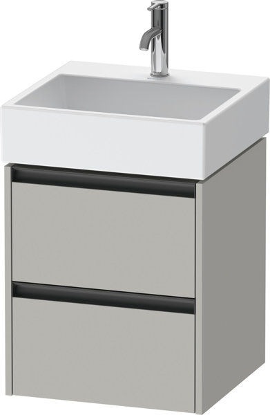Bild von Duravit Ketho.2 Waschtischunterbau wandhängend Betongrau Matt 484x460x549 mm - K25274007070000 K25274007070000