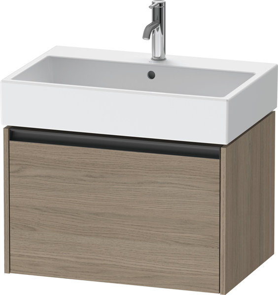 Bild von Duravit Ketho.2 Waschtischunterbau wandhängend Eiche Terra Matt 684x460x440 mm - K25076035350000 K25076035350000