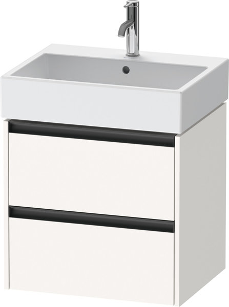 Bild von Duravit Ketho.2 Waschtischunterbau wandhängend Weiß Supermatt 584x460x549 mm - K25275084840000 K25275084840000