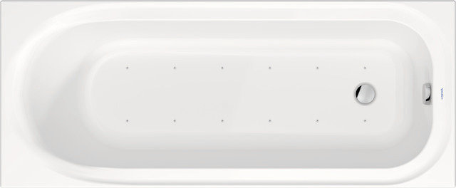Bild von Duravit Soleil by Starck Whirlwanne, 1700x700x470mm, Air-System, 1-Rückenschräge, 760500
