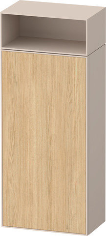 Bild von Duravit Zencha Halbhochschrank, 400x240x961mm, Anschlag rechts, ZE1351R, Farbe (Front/Korpus): Front: Eiche Natur/Korpus: Taupe supermatt