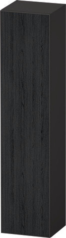Bild von Duravit Zencha Hochschrank, 400x360x1760 mm, 1 Tür, Anschlag rechts, ZE1352L, Farbe (Front/Korpus): Front: Eiche Schwarz/Korpus: Graphit supermatt