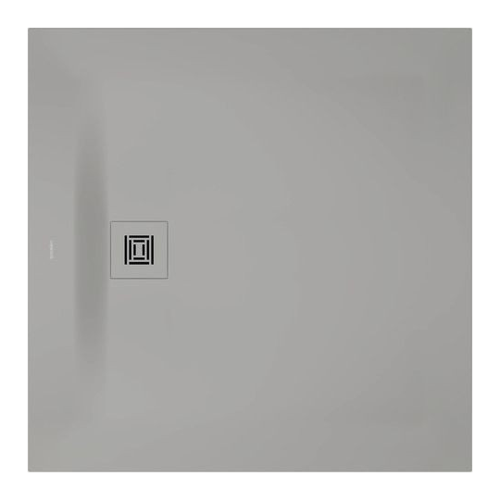 Bild von Duravit Sustano Duschwanne 1000x1000mm – Hochwertige Duschlösung in Hellgrau Matt