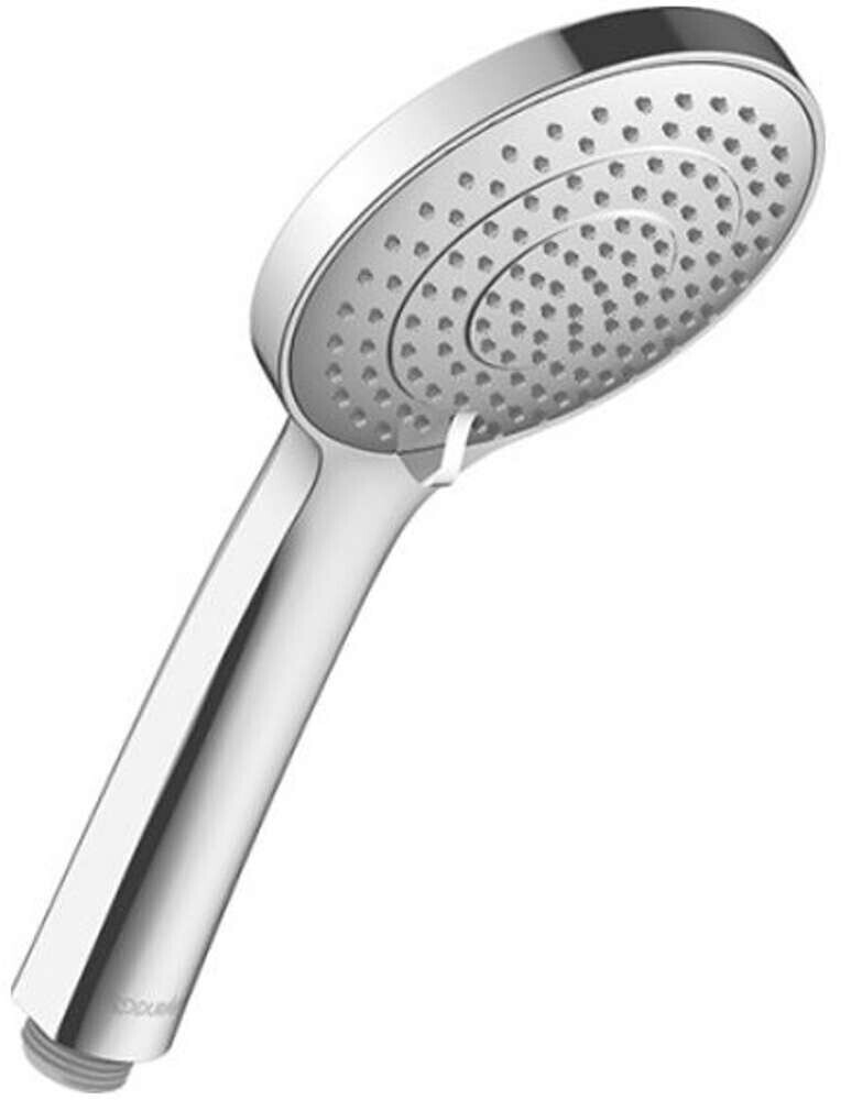 Bild von Duravit Universal Duschkopf, Duschbrause mit 3 Strahlarten (Rain, Intense Rain, Soft Rain), Handbrause rund (Ø 110 mm), Brausekopf reinigungsfreundlich, Chrom