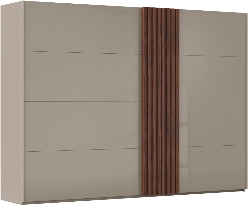 Bild von rauch Schwebetürenschrank "Kleiderschrank Schrank Garderobe Wäscheschrank TEGIO", mit hochwertigen Holzdekoraufleistung und Glasfront MADE IN GERMANY
