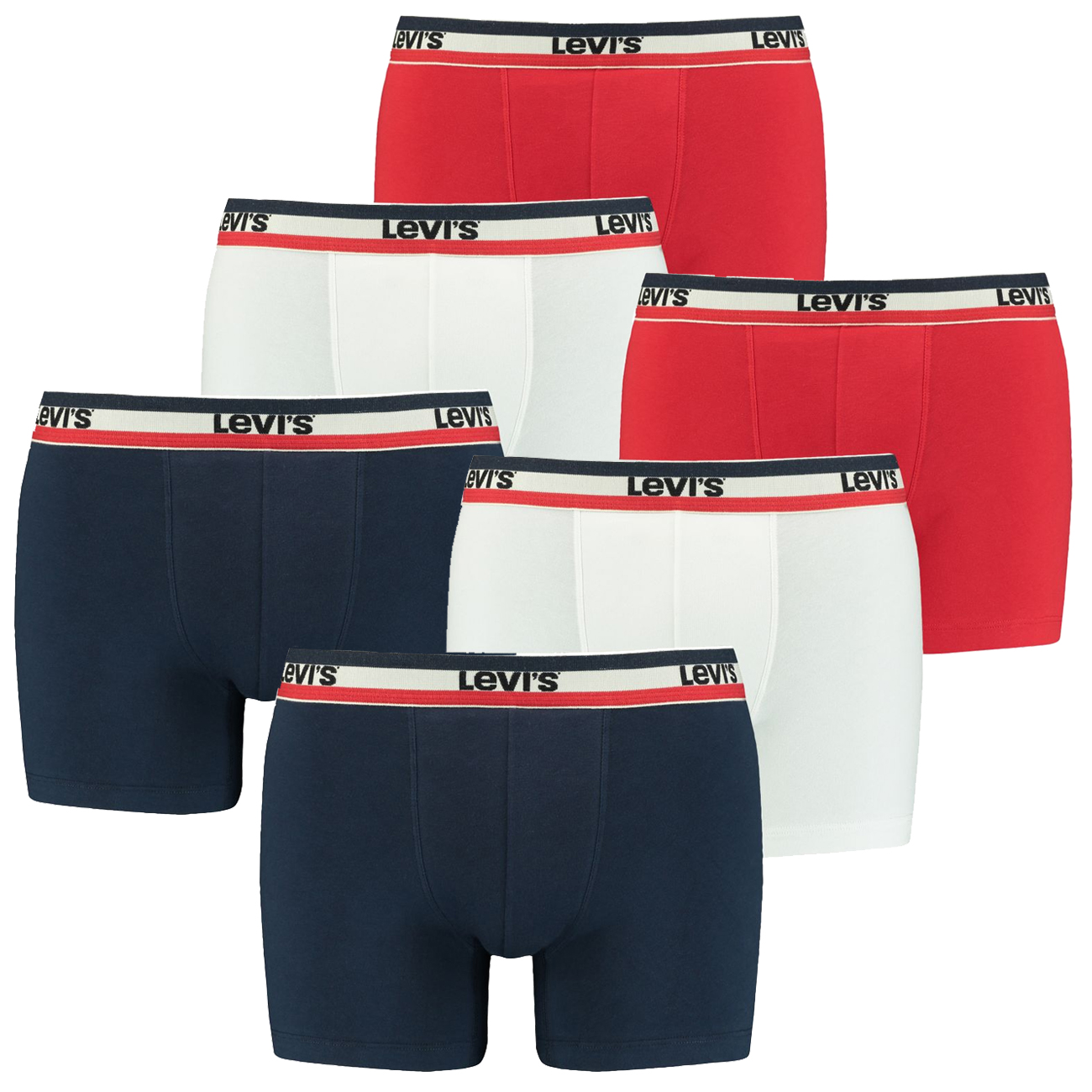 Bild von Levis Herren Sportswear Logo Boxer Brief 6er 9er 12er Multipack