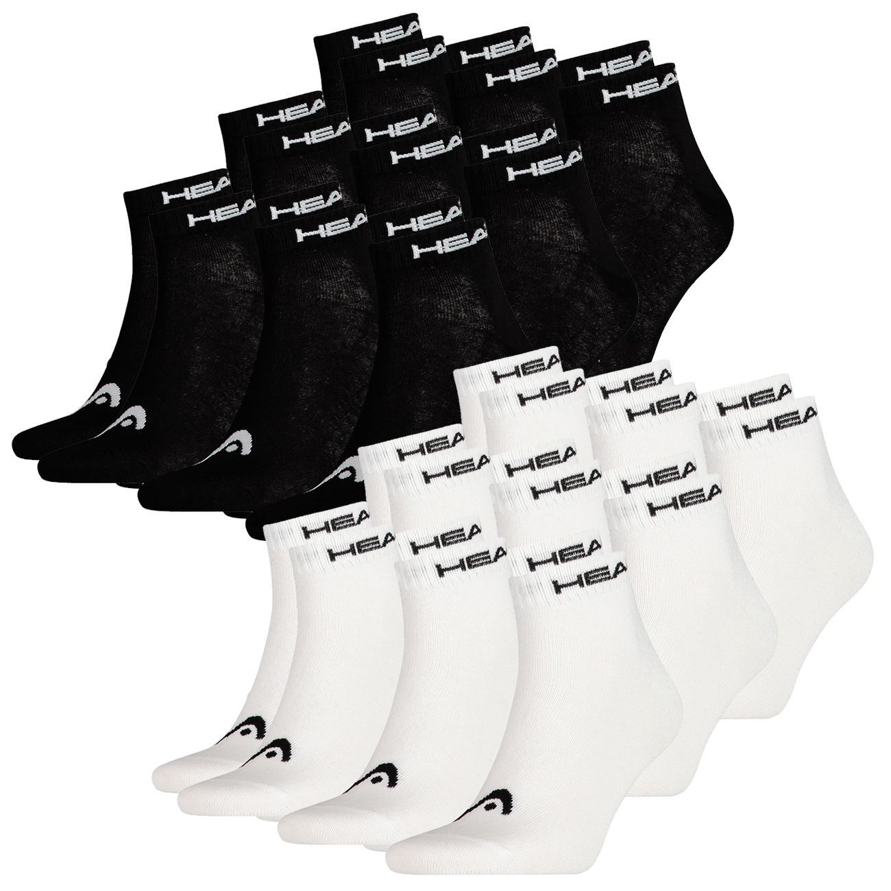 Bild von HEAD Unisex Quarter Sportsocken 18er Pack