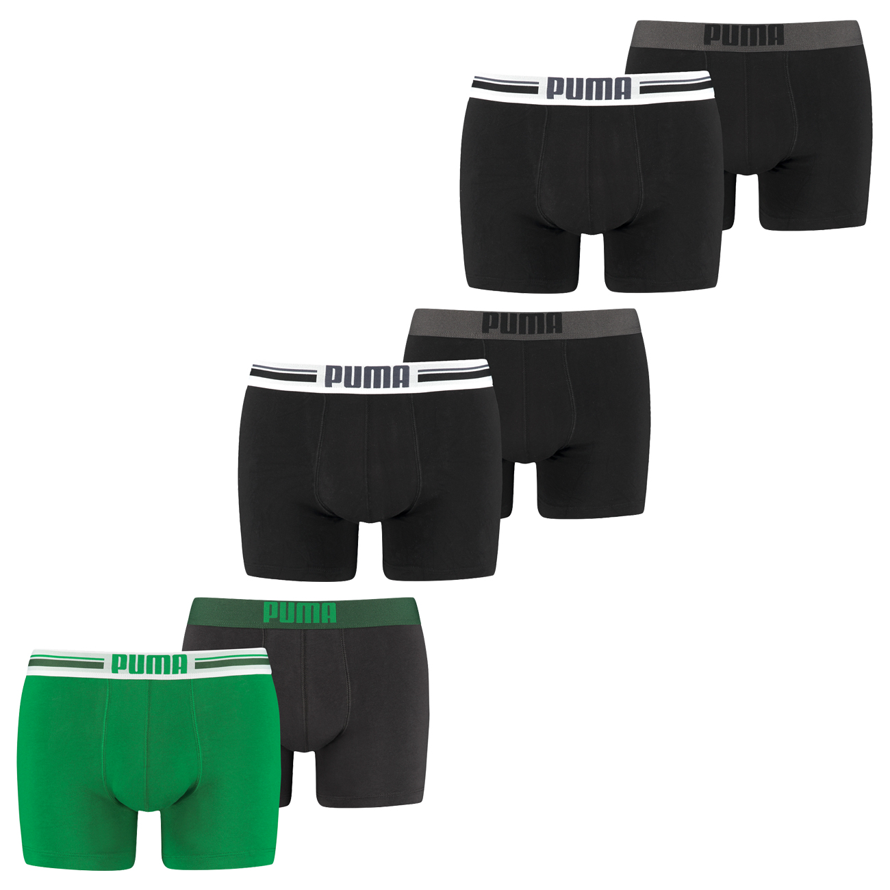 Bild von Puma Herren Boxershort PLACED LOGO BOXER 4er 6er 8er Multipack S M L XL