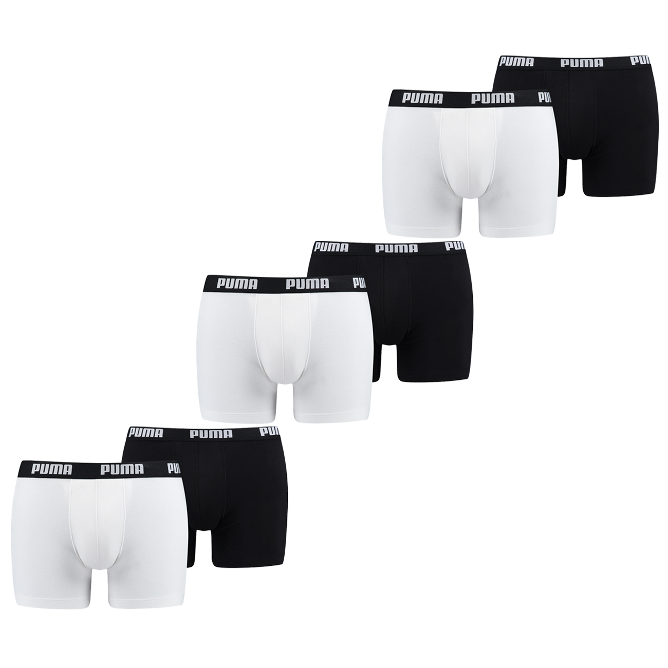 Bild von Puma Herren Boxershort Basic Boxer Unterwäsche Baumwolle - 4er 6er 8er Multipack
