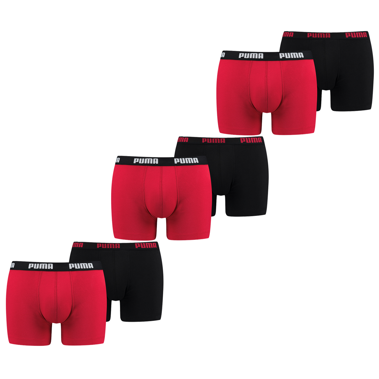 Bild von Puma Herren Boxershort Basic Boxer Unterwäsche Baumwolle - 4er 6er 8er Multipack