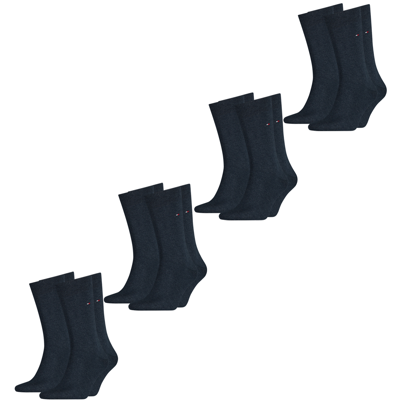 Bild von Tommy Hilfiger Herrensocken Classic Business Socken Logo Baumwolle - 4er 6er 8er Multipack