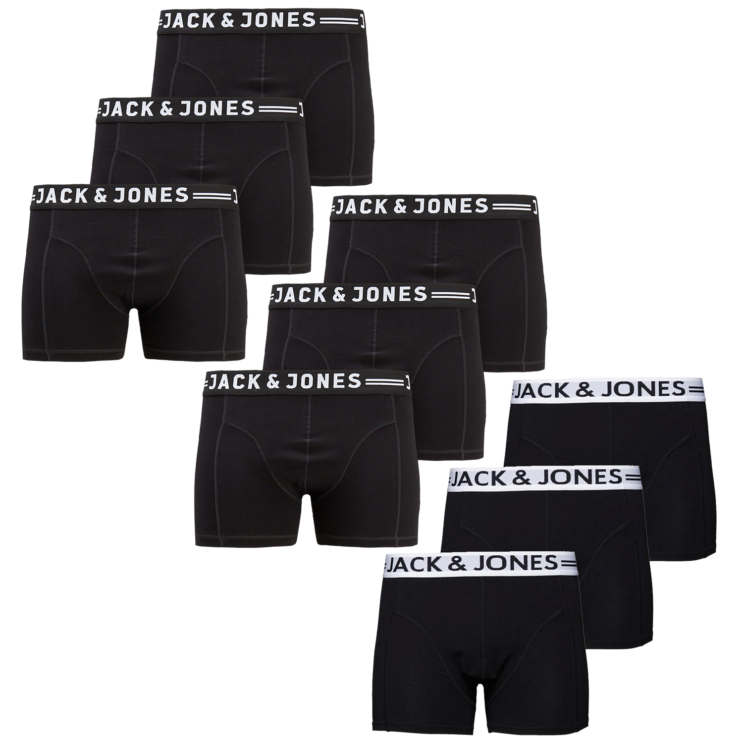 Bild von Jack & Jones Boxershorts SENSE 9er Pack (9-St) mit Logo Webbund