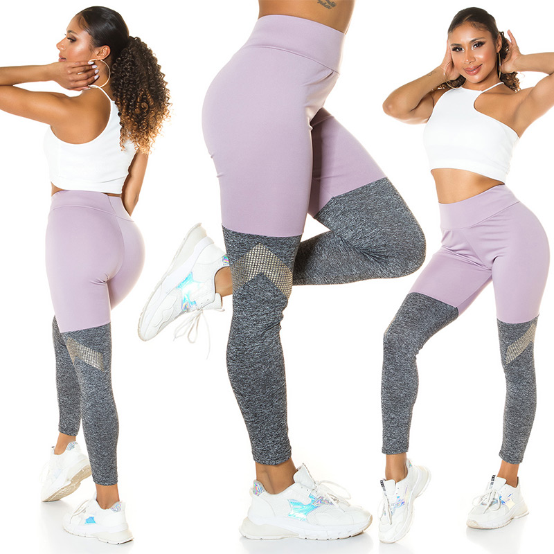 Bild von Workout High Waist Sport Leggings mit Overknee-Effekt