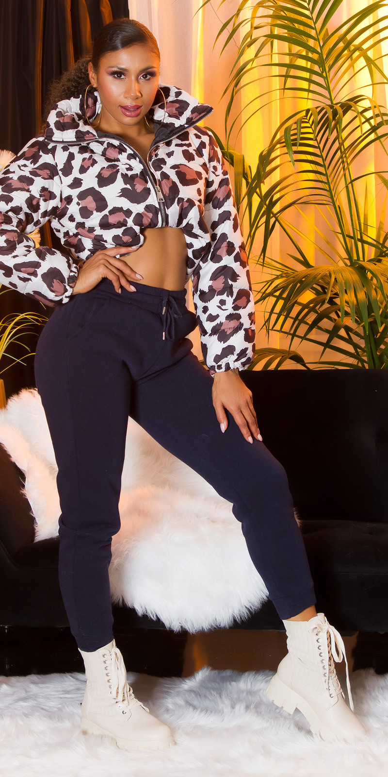 Bild von Trendy Highwaist Jogger mit Taschen
