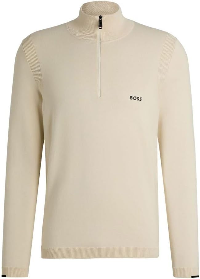 Bild von BOSS GREEN Strickpullover »Ever-X_QZ«, mit Reißverschluss