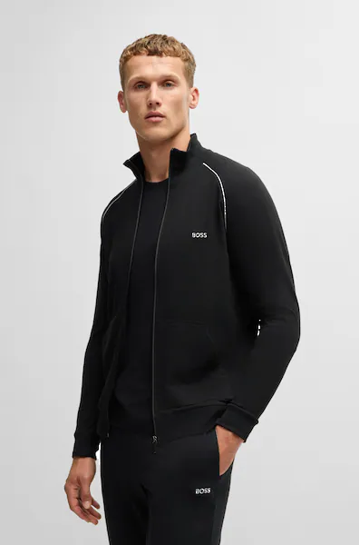 Bild von BOSS Sweatjacke »Mix&Match Jacket Z«, mit Kontrastnaht am Ärmel