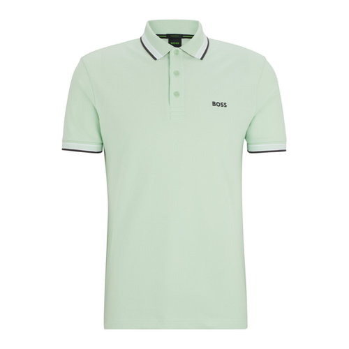 Bild von Hugo Boss Paddy Polo 50469055-388 in Green – Der perfekte Begleiter für stilbewusste Herren