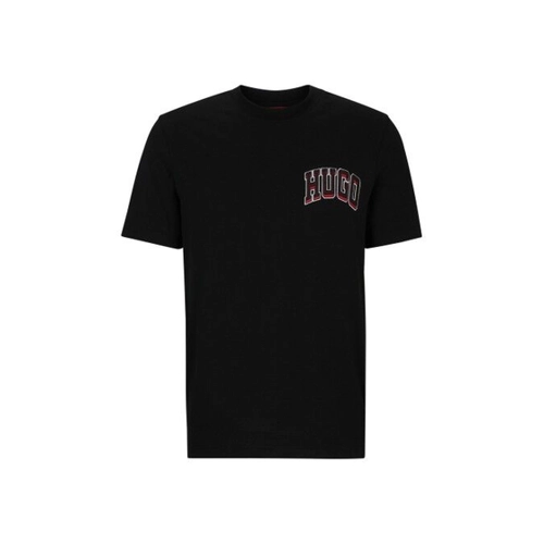 Bild von Rundhals T-Shirt Dasko, Schwarz L