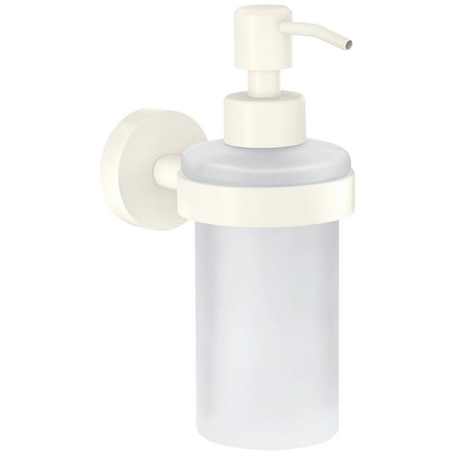 Bild von tesa MOON WHITE 40575-00000-00 Seifenspender 200 ml Weiß (matt), Glas satiniert (40575-00000-00)