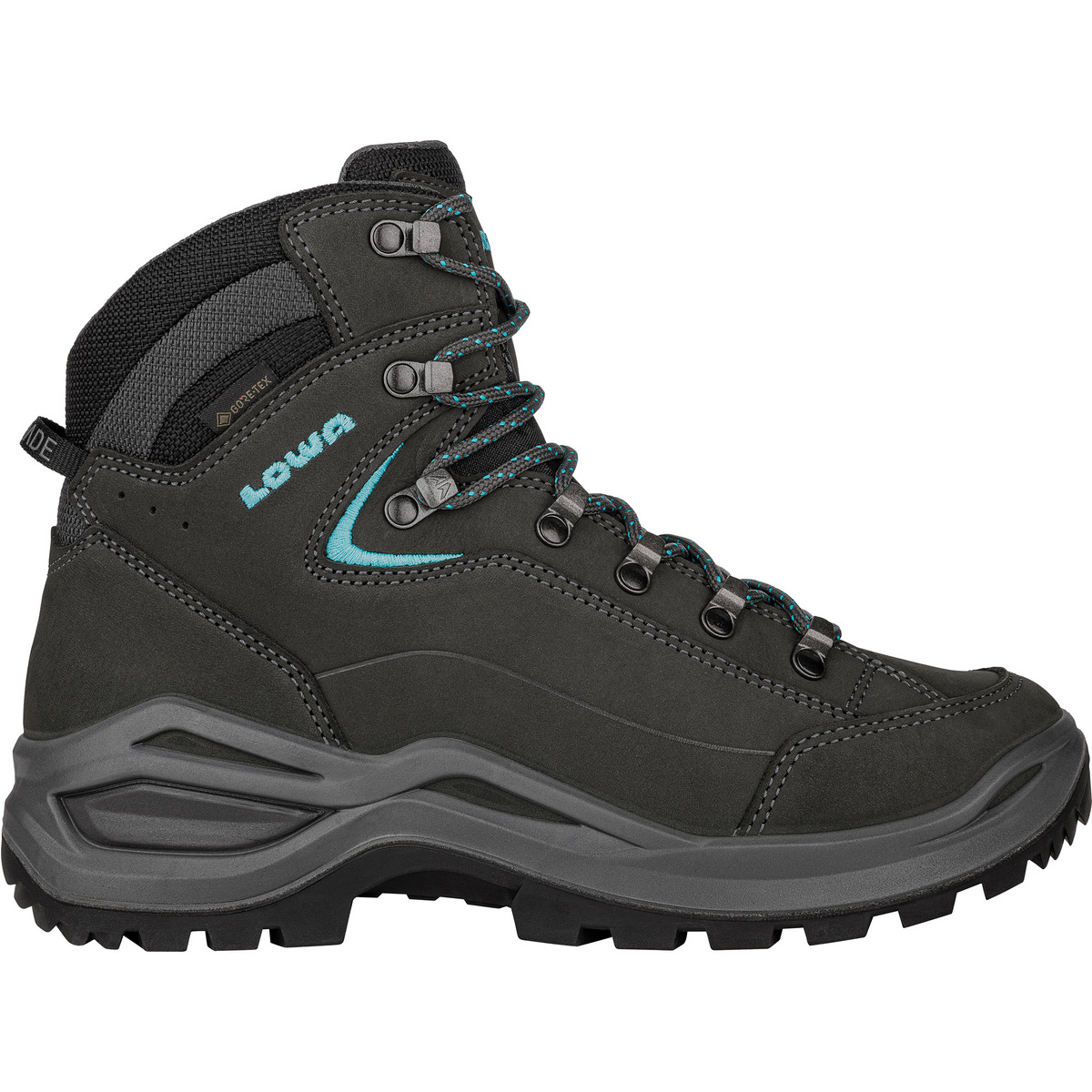 Bild von Lowa - Women's Renegade Evo GTX Mid Wide - Wanderschuhe Gr 4 - Wide grau/schwarz