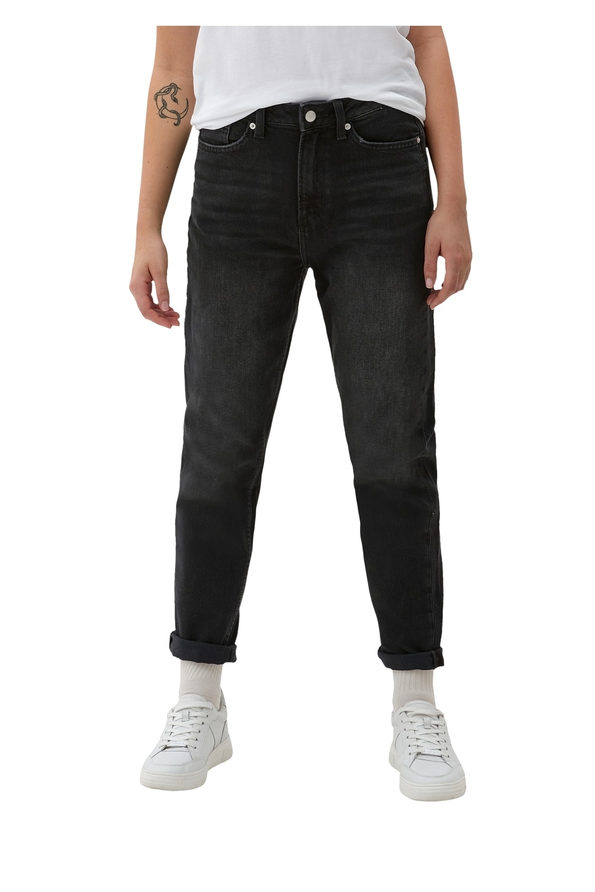 Bild von QS by s.Oliver Jeans Schwarz Straight für Damen - 36
