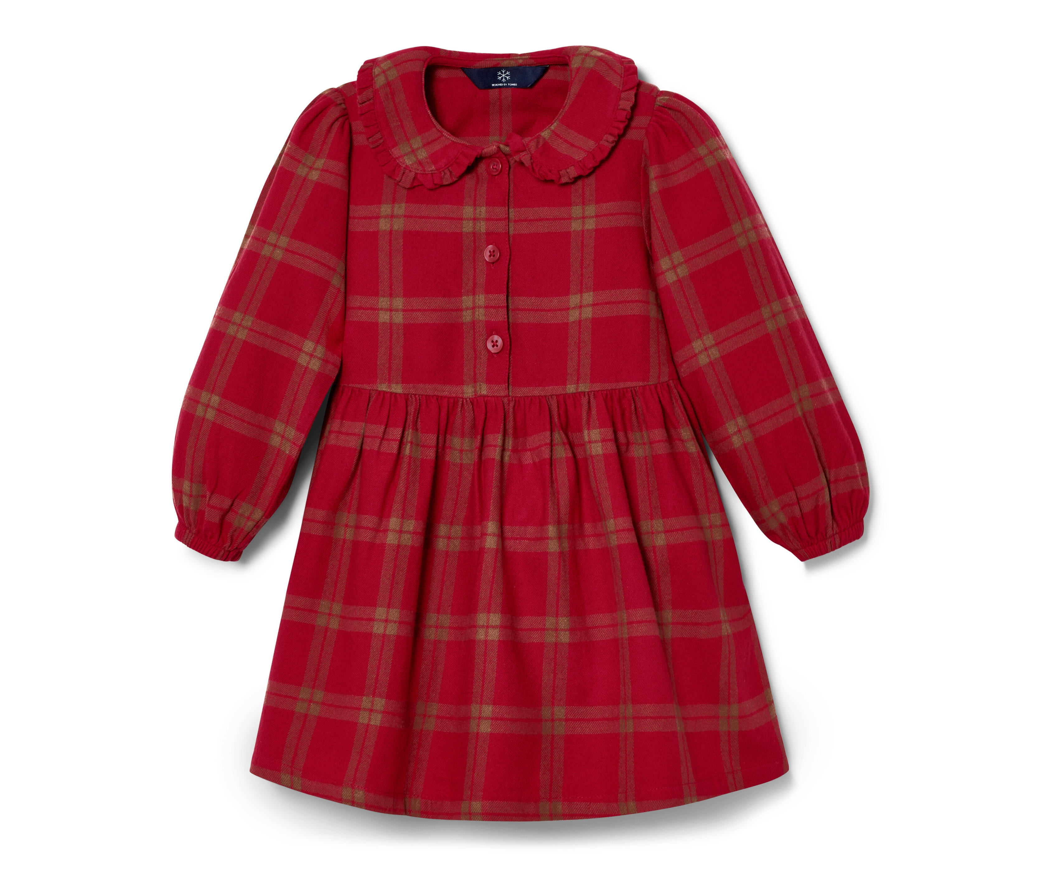 Bild von Tchibo - Kleinkind-Webkleid - Mädchen - Gr. 122/128 - rot